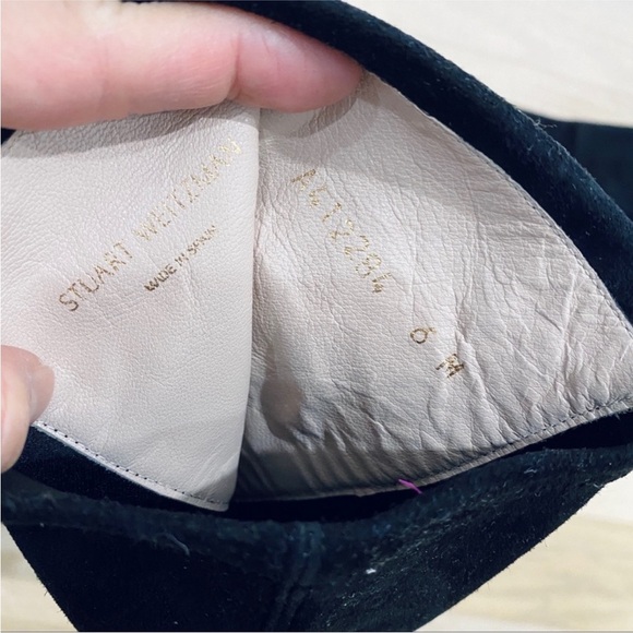 Stuart Weitzman stretch suede over the knee boots NEW - Picture 6 of 6